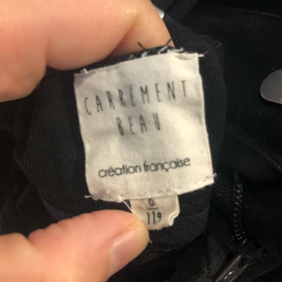 Boys size 6 tuxedo pants and vest set black - Picture 3 of 4